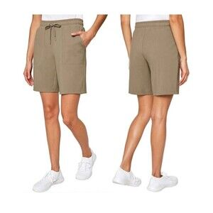 Mondetta Women's S Active Bermuda Shorts Wicking 9" Inseam Stretch Pockets